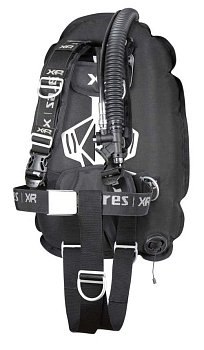 Balancing Weste - WING - MARES XR-REC TRIM SINGLE BACKMOUNT SET- XR-Linie Černá