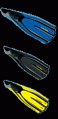 Flossen mit Beuten STUTEN AVANTI TRE Yellow 38/39