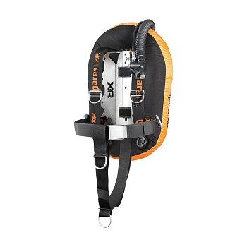 HV Single Backmount Set Mares XR-Linie Černá - Oranžová