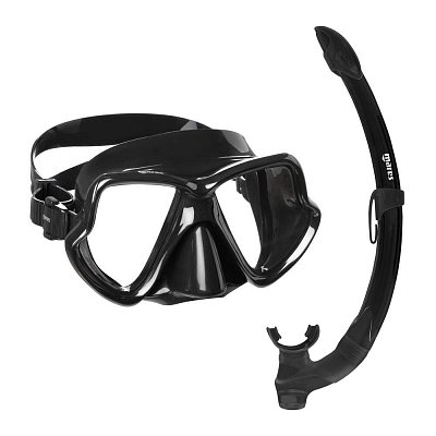 Maske und Schnorchel MARES SET WAHOO Blau