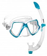 Maske und Schnorchel MARES SET WAHOO Gelb