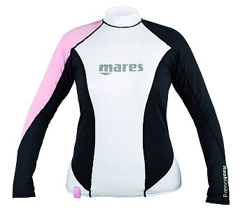 Shirt MARES Rash Guard Loose Fit She Dives - Langarm - Langarm - Women S