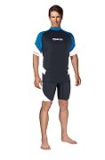 Shirt MARES RASH GUARD LOOSE FIT Short Sleeve - Kurzarm - Loose Fit - Männer XXXL Blau