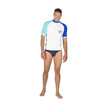 Wasser T-Shirt - MARES SEASIDE RASHGUARD SHIELD MAN M