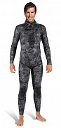 Wetsuit Jacke MARES EXPLORER CAMO BLACK 70 Offenzellige - Harpunen und Freitauchen 4 - ML