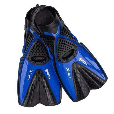 Fins STUTEN X-one - Schnorchelflossen blaue Streifen SM 35-38