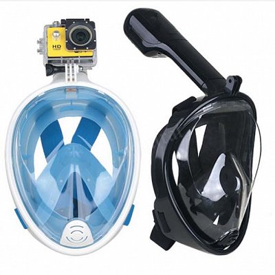 FULL Schnorcheln MASK Tirkysová L/XL