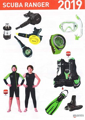 Füllen Sie Kinder SCUBA RANGER MARES SET zum Tauchen 5