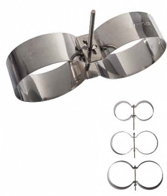 Gläser für verbundene Zwillinge - Mares XR Medium - 10/12 l
