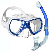 MARES SPYDER Tauchmaske + ERGO DRY Trockenschnorchel Černá - Červená