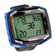 MARES Tauchcomputer QUAD Blau - Schwarz