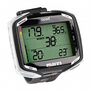 MARES Tauchcomputer QUAD Blau - Schwarz
