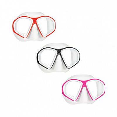 MARES Tauchmaske SEALHOUETTE Weiß - Pink