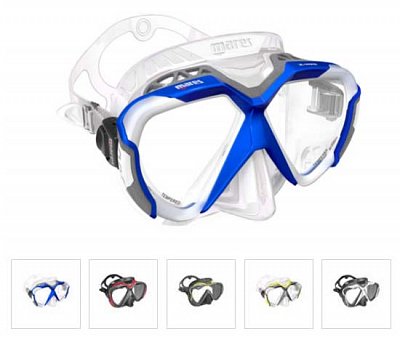 MARES Tauchmaske X-WIRE Clear - Blau