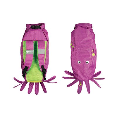 Maske + Schnorchel + Flossen + Rucksack - MARES Seefreunde SET - Junior Blue - Fisch ML