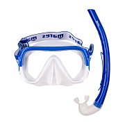 Maske + Schnorchel Mares KEEWEE SNORKELING Schnorchelset Modrá