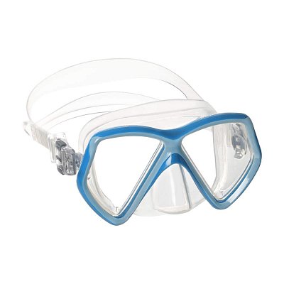 Maske + Schnorchel + Rucksack – Mares ZOO – Schnorchelset für Kinder Modrá - Ryba