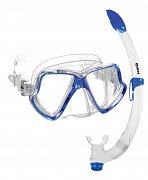 Maske und Schnorchel MARES SET WAHOO Blau