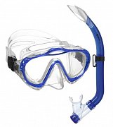 Maske und Schnorchel Shark MARES SET Baby Blue