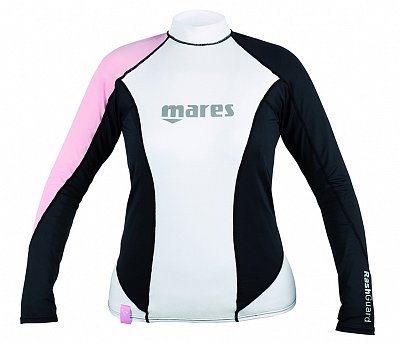 Shirt MARES Rash Guard Loose Fit She Dives - Langarm - Langarm - Frauen L