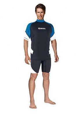 Shirt MARES RASH GUARD LOOSE FIT Short Sleeve - Kurzarm - Loose Fit - Herren XXL Grün