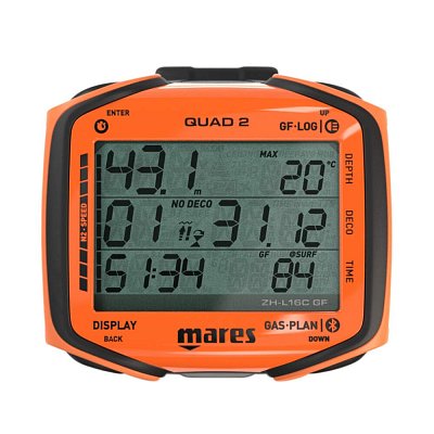Tauchcomputer MARES QUAD 2 Černá