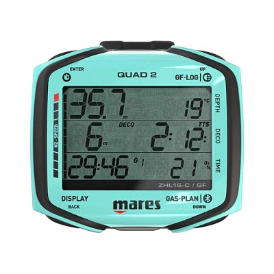 Tauchcomputer MARES QUAD 2 Černá