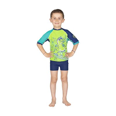 Wassershirt - MARES SEASIDE RASHGUARD SHIELD KID L Fialová