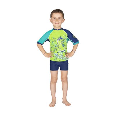 Wassershirt - MARES SEASIDE RASHGUARD SHIELD KID S Zelená