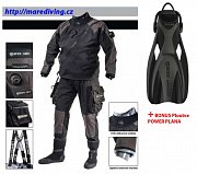XR Trockenanzüge mit Kevlar ST Silikon-Armbänder + Power Plan Flossen - Mares L L