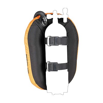 HV Single Backmount Set Mares  XR-Linie Černá - Oranžová