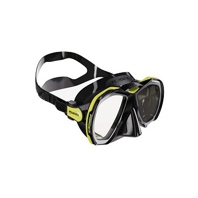 MARES FORCE-X Tauchmaske Černá / Žlutá Fosforová