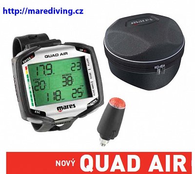 MARES Tauchcomputer QUAD + AIR BAG SENSOR + free