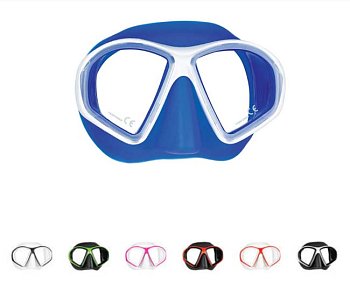 MARES Tauchmaske SEALHOUETTE Weiß - Schwarz