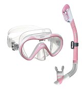 Maske + Trockenschnorchel - Mares VENTO JR DRY Combo - Kinder Růžová