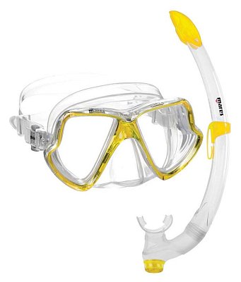 Maske und Schnorchel WAHOO MARES SET Černá