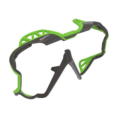 PURE WIRE MASKE + ERGO DRY SNORCHEL + COLOR FRAME Mares Černá - Červená Bílo - Růžový rám