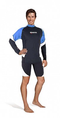 Shirt MARES RASH GUARD LOOSE FIT Langarm - Langarm - Loose Fit - Herren Blau M
