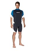 Shirt MARES RASH GUARD LOOSE FIT Short Sleeve - Kurzarm - Loose Fit - Herren L Grün