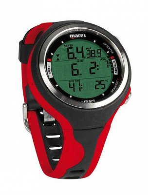 Tauchcomputer MARES SMART Schwarz-Rot