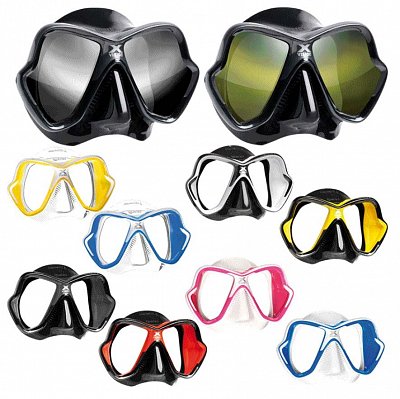 Tauchmaske MARES X-VISION ULTRA LiquidSkin LS Schwarz - Weiß